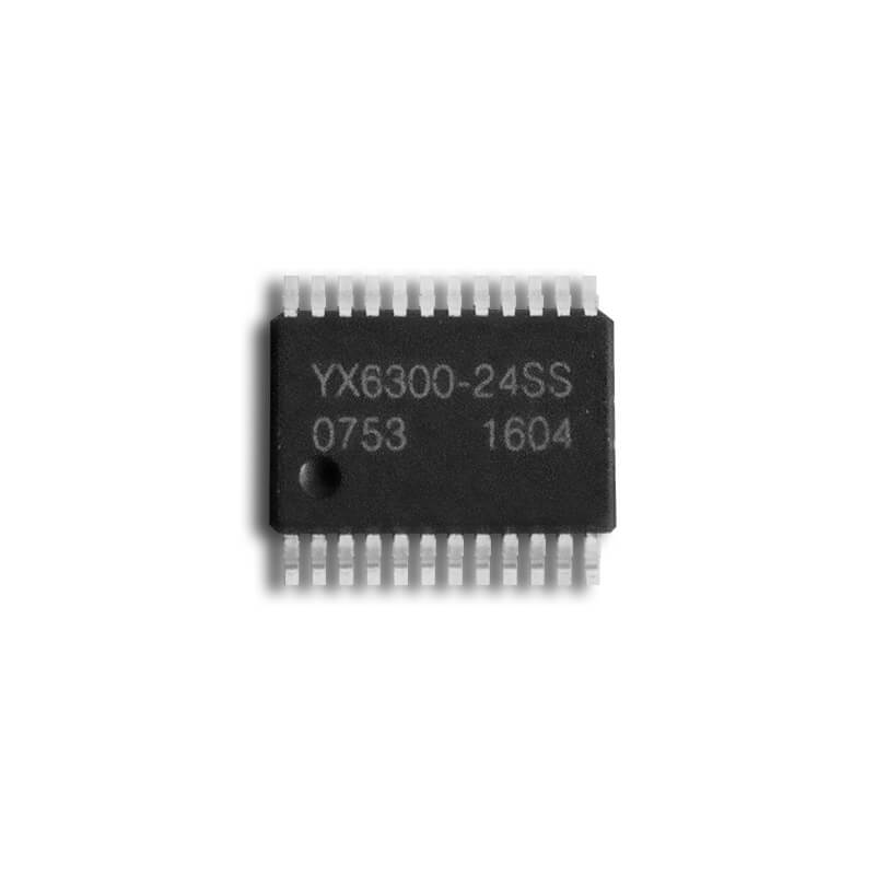 供應YX6300-24SS串口MP3解碼語音芯片